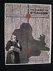 HORROR 1922 THE CABINET OF Dr. CALIGARI ~ WERNER KRAUSS ~ SILENT MOVIE 