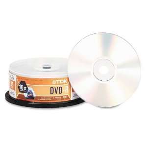  TDK 16X DVD R Media 50 Pack in Cake Box