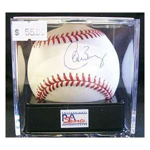 Carlos Baerga Autographed Baseball (PSA/DNA)   Autographed Baseballs