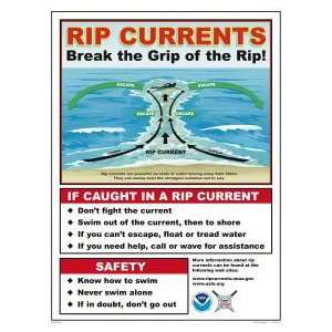  Sign Usla Rip Current Safety 8019Wd1824E
