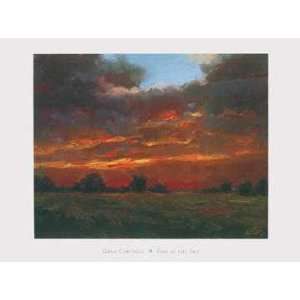  Fire In Sky Poster Print