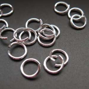  Sterling Silver Open Jump Rings 20ga 4.5mm (20pcs) Arts 
