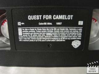 Quest for Camelot VHS Jessalyn Gilsig, Cary Elwes 085391660736  