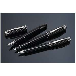  Pelikan 3100 Ductus Rollerball Pen   Black/Silver 958942 