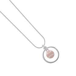   Two Sided   Silver Plated Pearl Acrylic Penda Jewelry 