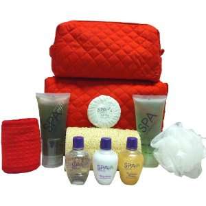  Holiday Spa Gift Collection in Red and White Everything 