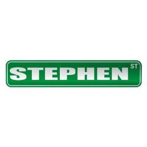   STEPHEN ST  STREET SIGN