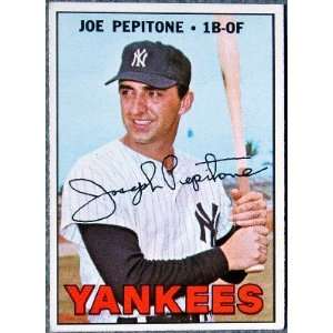  Joe Pepitone 1967 Topps Card #340