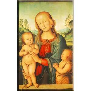   St John 10x16 Streched Canvas Art by Perugino, Pietro