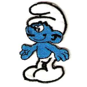 Smurf Cartoon Embroidered Iron On / Sew On Patch