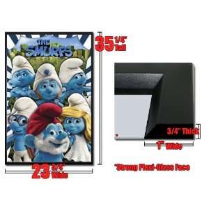  Framed Smurfs Group Poster TV Cartoon 1246