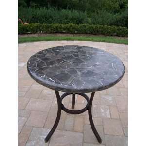  Espresso 24 Stone Top Table Patio, Lawn & Garden