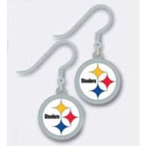  Pittsburgh Steelers Logo J hook Earrings Sports 