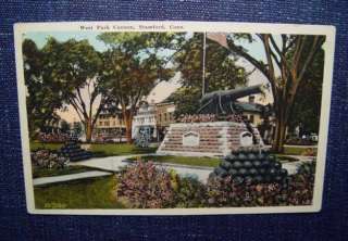 WEST PARK CANNON STAMFORD CONNECTICUT 3 Postcards 1911  
