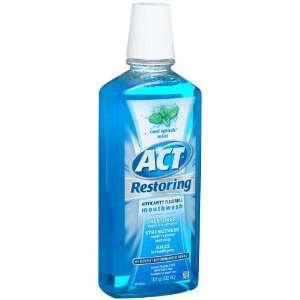  ACT Restoring Anticavity Flouride Mouthwash, Cool Splash 