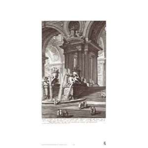  Gruppo Di Colonne Piranesi. 17.25 inches by 22.25 inches 