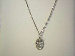 Pewter St. Gerard Necklace Saint of Expectant Mothers  