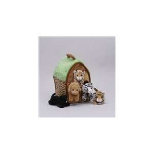 Stuffed Wild Cats With Plush Green 12 Inch Play Set Toys & Games