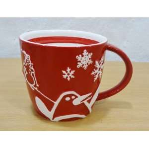  Starbucks Red Penguin 8 oz. Holiday Mug 2007 NEW 