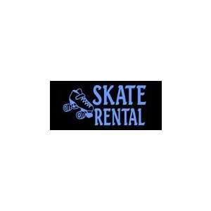  Skate Rental Simulated Neon Sign 12 x 27
