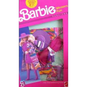  Barbie Western Fun Fashions (1989) Toys & Games