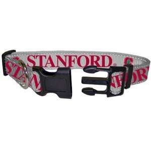  NCAA Stanford Cardinal Gray Large Dog Collar