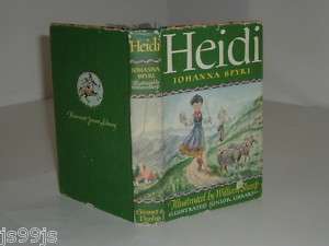 HEIDI By JOHANNA SPYRI 1979 ILLUSTRATED EDITION  