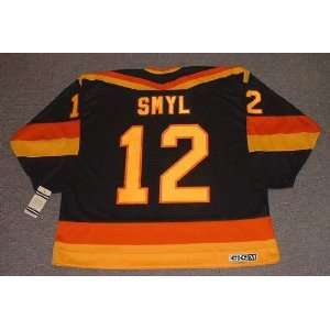 STAN SMYL Vancouver Canucks 1985 CCM Vintage Throwback Away NHL Hockey 