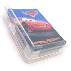 Disney Cars Lightning McQueen Playing Card with Clear Case