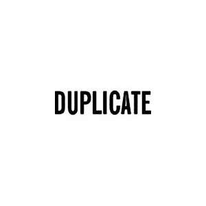  DUPLICATE Self Inking Stamp  Blue