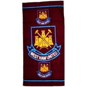  West Ham Crest Fc Football Official Beach Towel