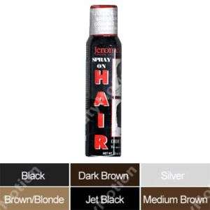 Jerome Russell Hair Thickener color spray   Jet Black  
