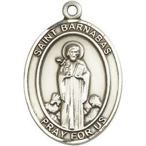 St. Barnabas Large Sterling Silver Medal