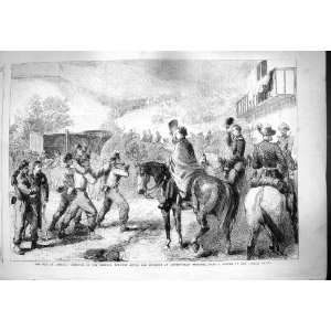  1861 WAR AMERICA FERDERAL SKIRMISH LEWINSVILLE VIRGINIA 