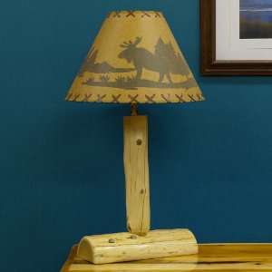 Cedar Lake Log Table Lamp