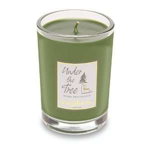 Under the Tree Round Glass Candle