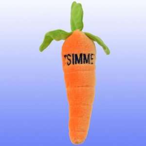  Plush Tsimmes Chewish Squeak Treat Carrot Animal Pet Toy 