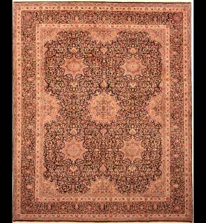Area Rugs Handmade Carpet Persian Kerman 10 x 13 Wool  