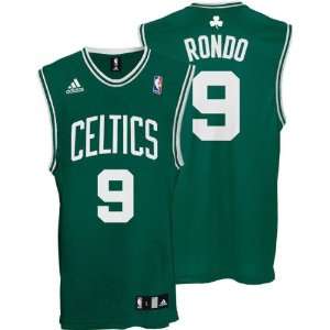 Rajon Rondo Youth Jersey adidas Green Replica #9 Boston Celtics 
