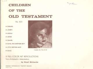 Vintage Lithographs Children of the Old Testament  