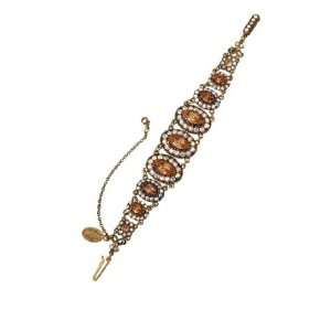  Michal Negrin Bracelet Enriched with Oval Ornaments with Center 
