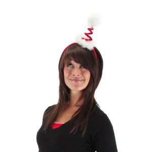  Cocktail Springy Santa Headband Party Supplies (Red and 