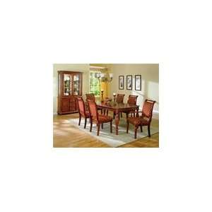   Dining Set in Warm Cherry Finish by Crown Mark   2125