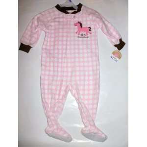  Carters Footed Pajamas Blanket Sleeper   18 Months Polka Dots Baby