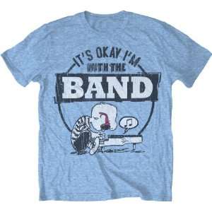  Hybrid Peanuts Lt. Blue With the Band Adult Tee Sports 