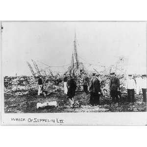  Photo Wreck of German Naval airship L.2, Oct. 17, 1913 