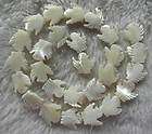 15inch 15mm Mop Mother of Pearl Carved Pigeon Beads  