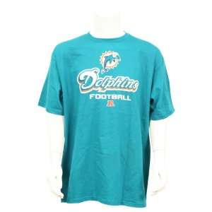    Miami Dolphins Football NFL T Shirt (Teal)  XL