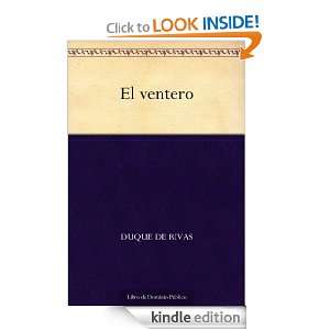 El ventero (Spanish Edition) Duque de Rivas  Kindle Store