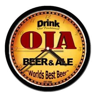  OJA beer and ale cerveza wall clock 